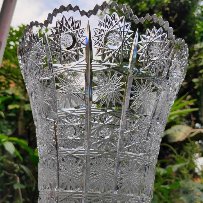 Ready stok vas kristal Bohemia 500 pk pajangan antik vintage top kualitas c279