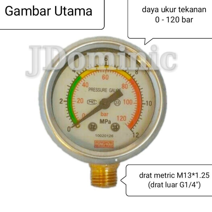 

Pressure Gauge OS-30 Power Sprayer sanchin pengukur tekanan 120bar Murah