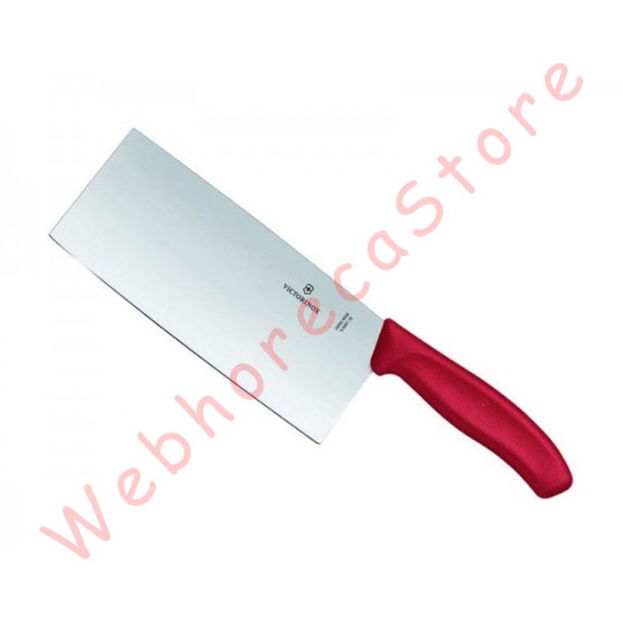 Victorinox Classic Chinese Cleaver Knife 18Cm Red Handle