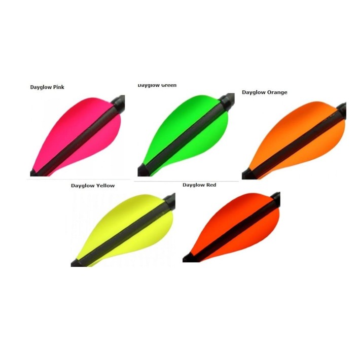 Bestseller Spin Wing Vanes Spinwing Vanes Kurly Vanes Tipe Dayglow
