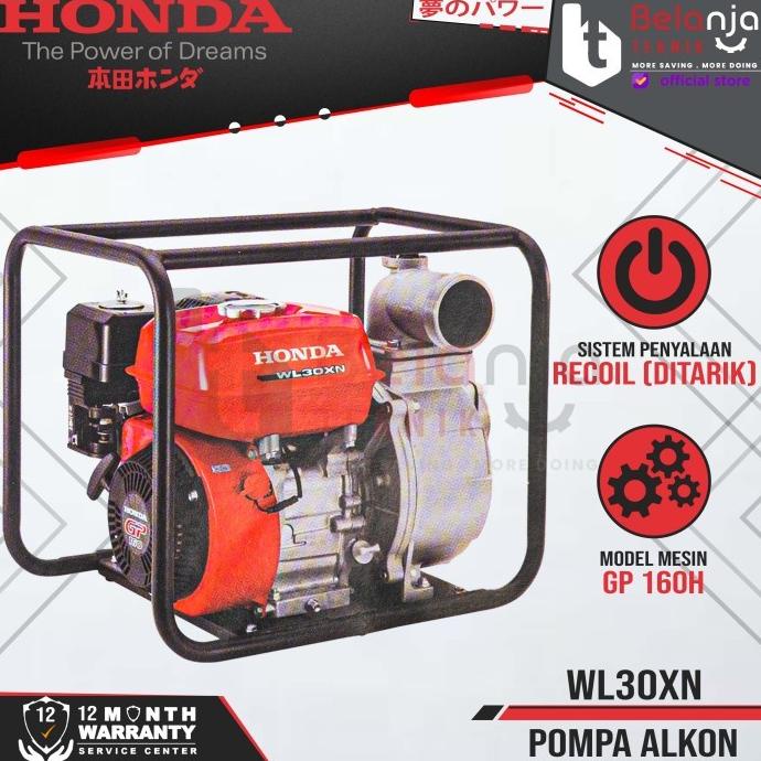 Honda Mesin Pompa Air Irigasi Wl 30 Xn Pompa Alkon 3 Inch Wl30Xn