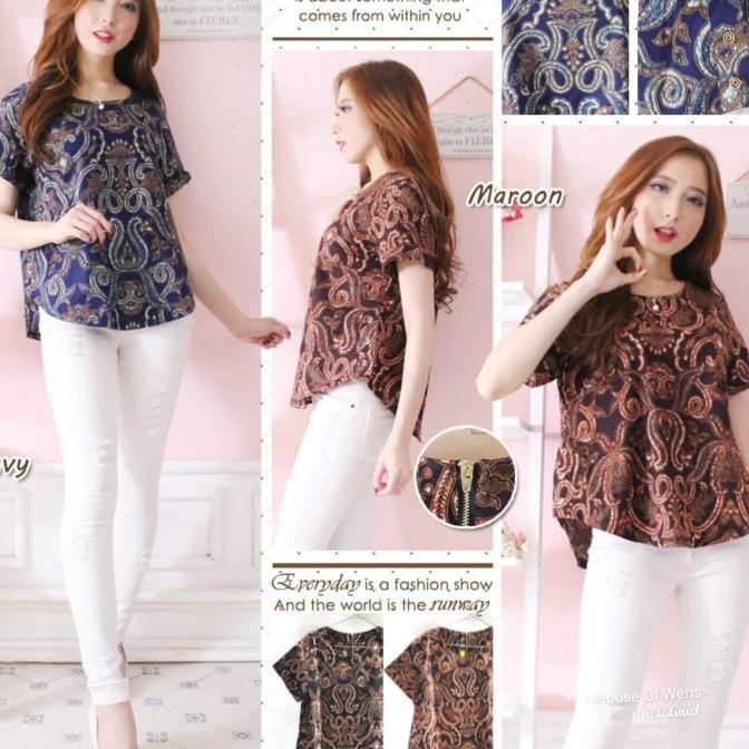 TER-UPDATE BATIK BY LUWEN - BAJU ATASAN BATIK - BAJU BATIK LUWEN - TYPE 7 #ORIGINAL