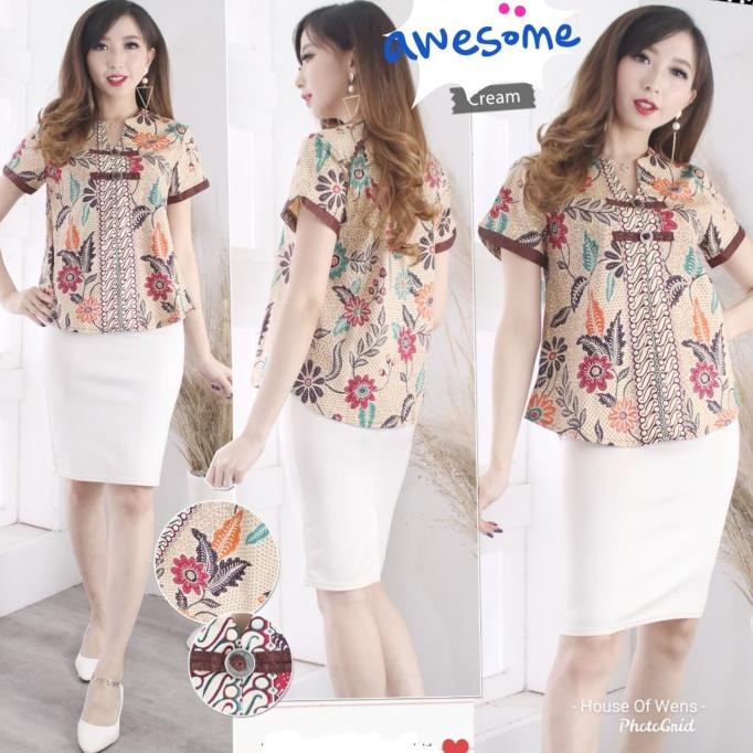 TER-UPDATE BATIK BY LUWEN - BAJU ATASAN BATIK - BAJU BATIK LUWEN - TYPE 3 #ORIGINAL