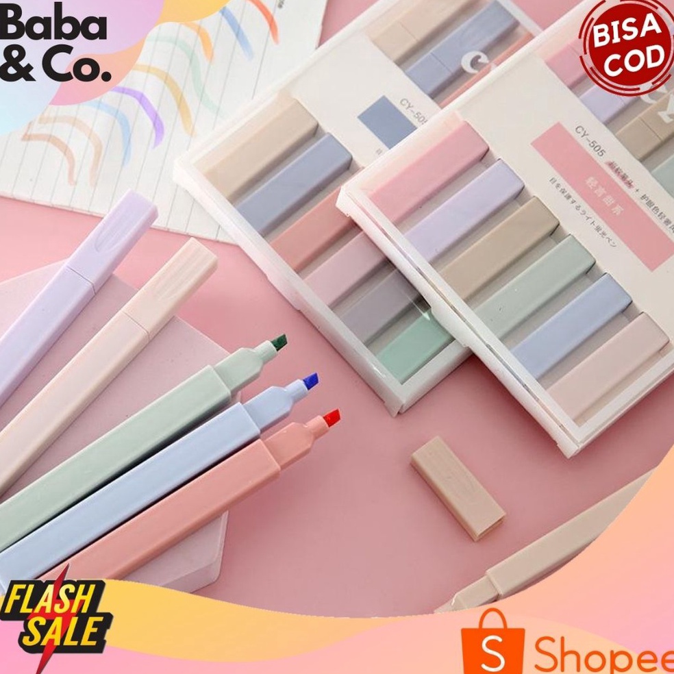 

Terbaru_STABILO HIGHLIGHTER WARNA SPIDOL WARNA PASTEL 1 SET ISI 6 TERMURAH! ALAT TULIS FANCY UNIK LUCU COD