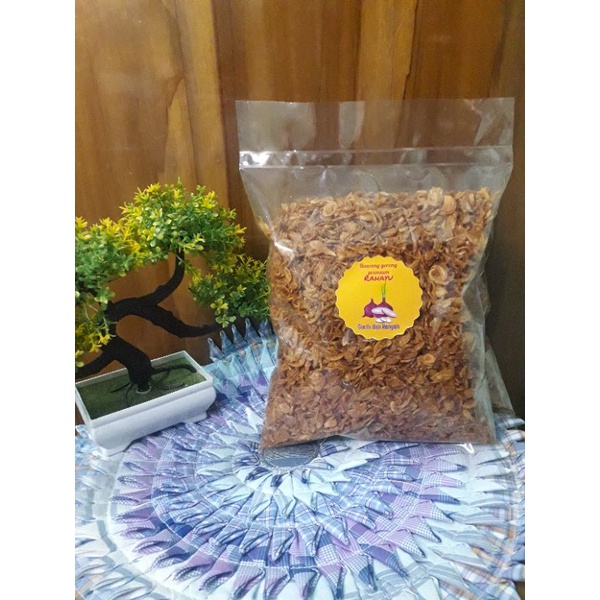 

Bawang goreng Asli tanpa campuran (500gr)