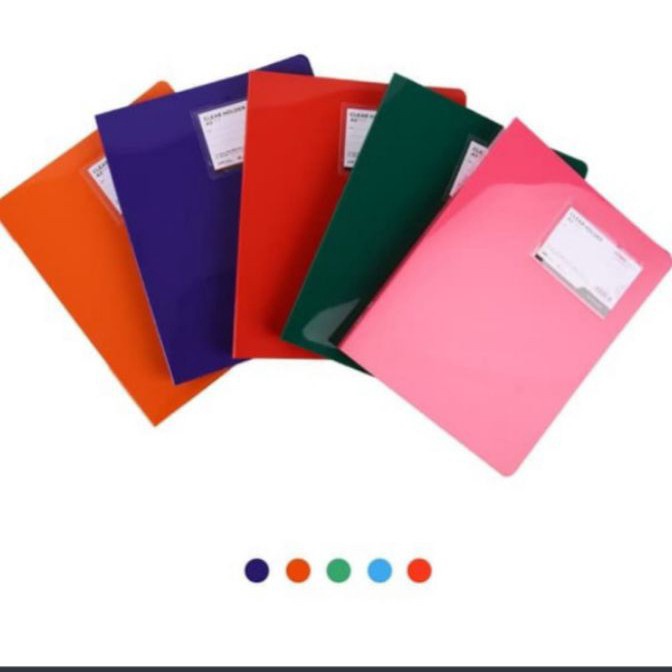 

[P✮I㊛ 2] clear holder A5 / dokumen keeper isi 20 lembar. 19x24 cm inter x foldertrendings..