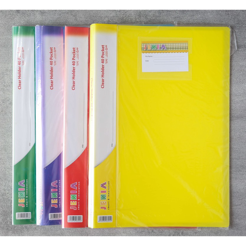 

(F-O☀☞W> Clear Holder Polos 60 Poket Folio/ kekiniaan.