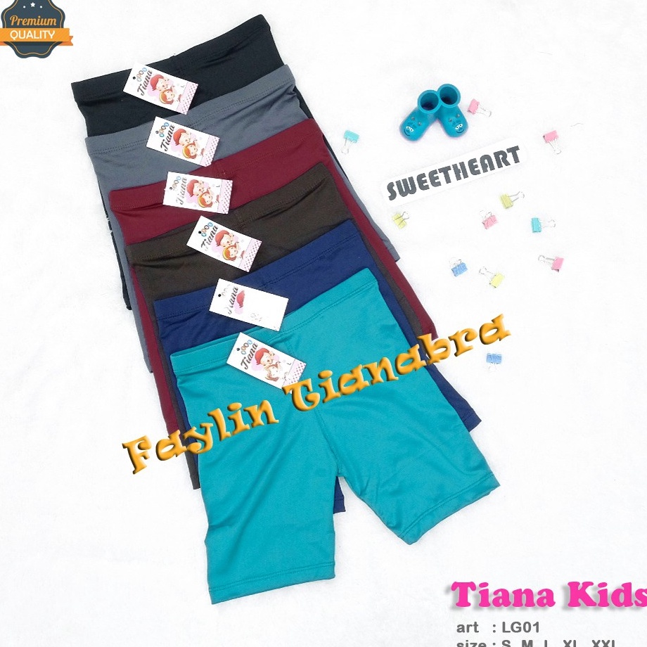 Terkini TIANA KIDS | Celana Short Anak GROSIR, 1 SET ISI 6PCS | Dalaman Short Anak GROSIR | TNK LG01