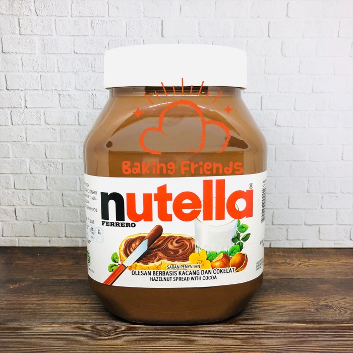 

Nutella Hazelnut Chocolate Spread 1KG/Selai Nutela Cokelat Hazelnut