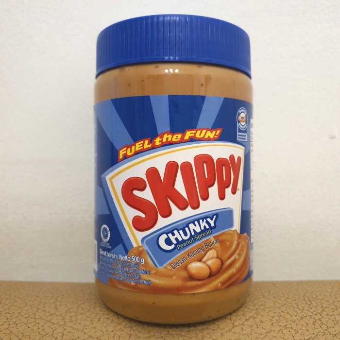 

Skippy Chunky Peanut Butter 500 Gram Selai Kacang Skippy Chunky 500gr