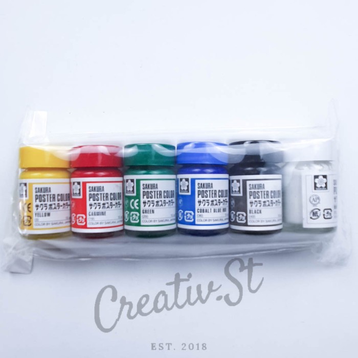 

Sakura Poster Color Cat Poster Starter Set 6X15Ml