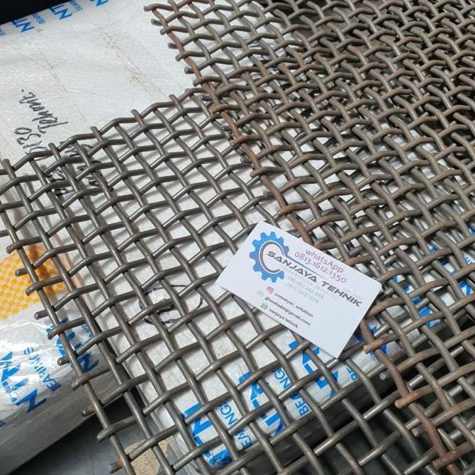 /////] Screen Stone Crusher Kawat Wire Mesh High Carbon Steel