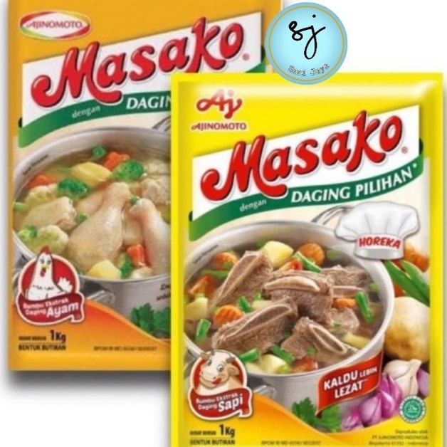 

[T✉ P❦K> Masako Rasa Sapi / Ayam 1 Kgtop.produk!