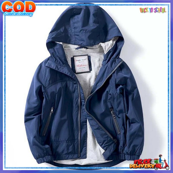 Jeket Hoodie Simple Jakt Hangat Jake Nyaman Dipakai Jasket Ank Perempuan Pakean Jecket Bocah Umur 1 