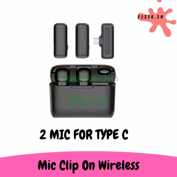 mic wireless clip on smartphone microphone lavalier vlog youtuber