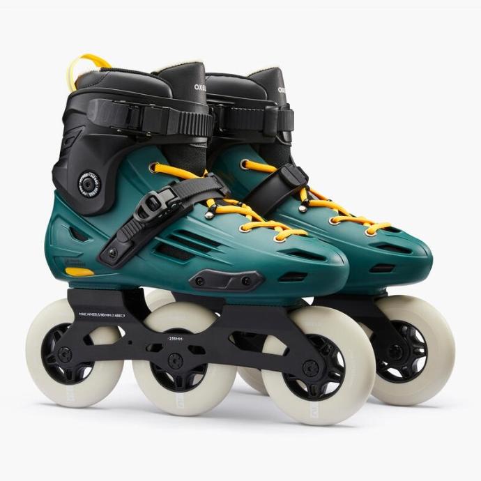 Sepatu Roda MF 900 Adult Hard Boot Inline Free Skate Roda 3 Oxelo