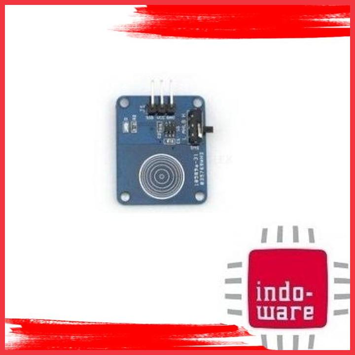 (IDW) TTP223 TTP223B SENSOR SENTUH SINGLE CAPACITIVE TOUCH SWITCH SENTUHAN