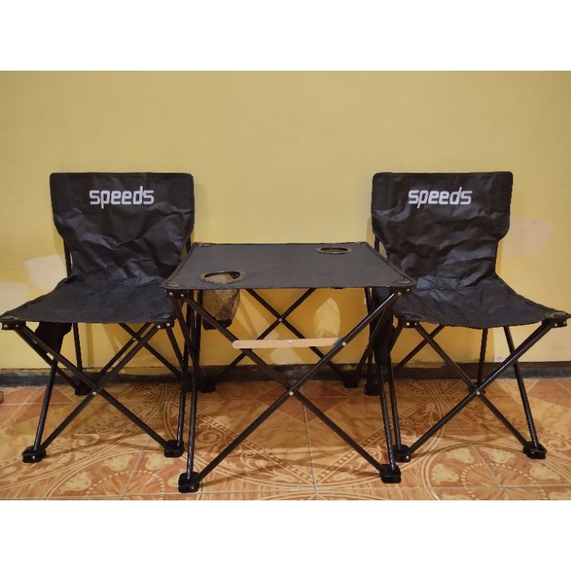 kursi dan meja lipat (Paket 2 Kursi + Meja)