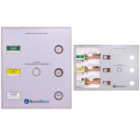 Zone Valve Gas Medis 2 Gas Oksigen Dan Vakum - Valve Area Gas Medis