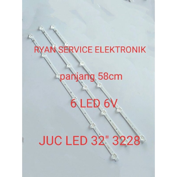 LAMPU BACKLIGHT TV LED JUC 32 INCH 3228