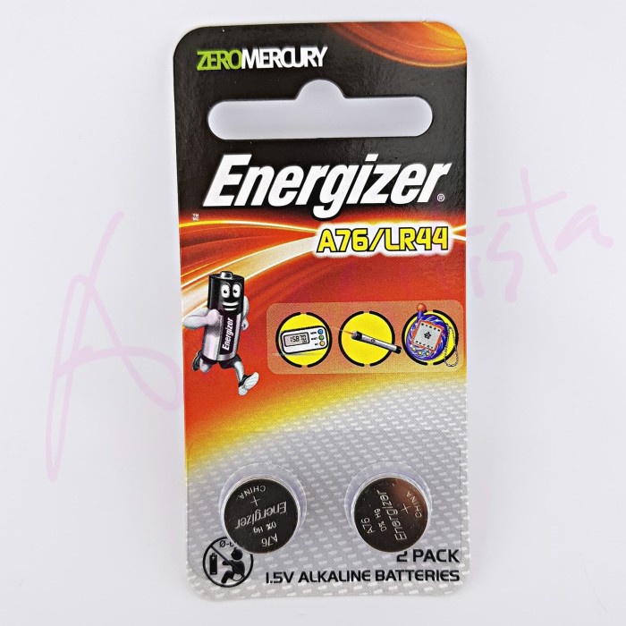 baterai energizer 2pcs ag13 lr44 l1154 357 a76 1,5v alkaline 2pcs tokolaris1629