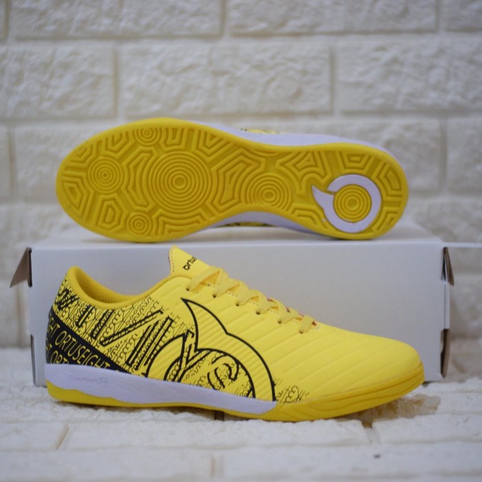 SEPATU FUTSAL ANAK ORTUSEIGHT KIDS KUNING PUTIH HIJAU HITAM 33 - 37