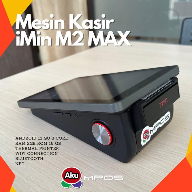Mesin Kasir Android Portable Imin M2 Max Bundle Aku Mpos