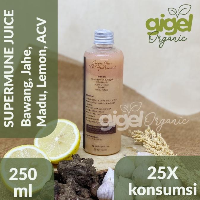 

Gigel Organic Supermune Juice 250ml Jahe Merah | Bawang Putih Tunggal