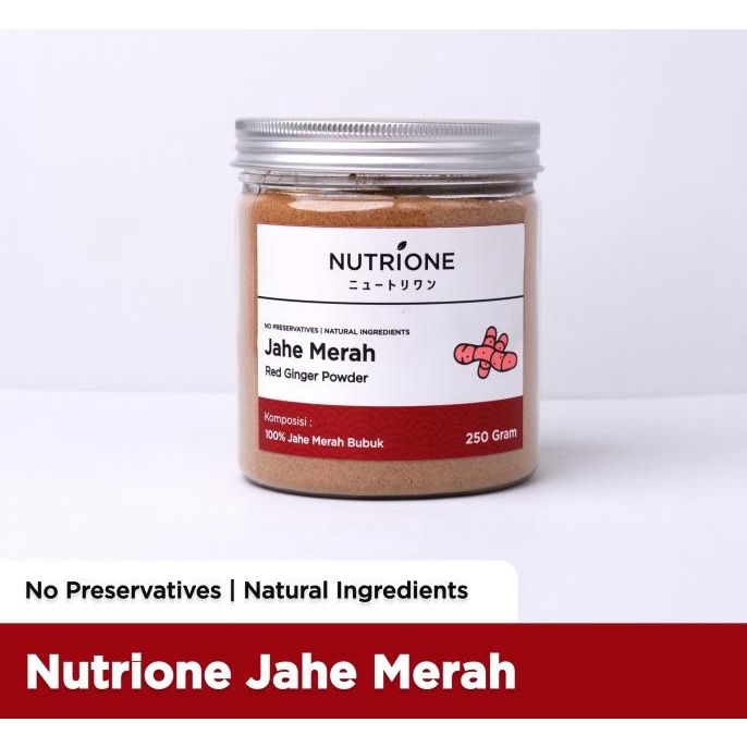 

Jahe Merah Bubuk / Red Ginger Powder Premium Original Nutrione