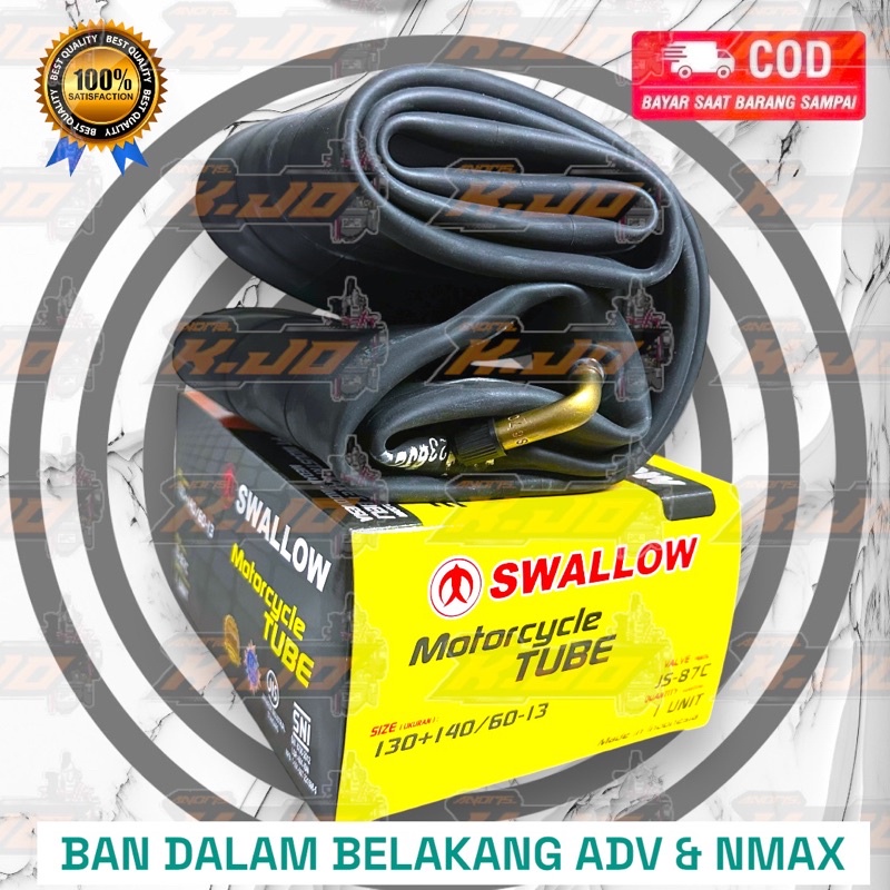 BAN DALAM BELAKANG NMAX ADV Ring 13 SWALLOW TUBE 130/60-13 140/60-13 SWALLOW