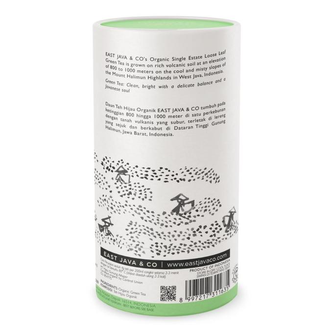 

East Java & Co Organic Green Tea - Loose Leaf 40g (Teh Hijau Organik)