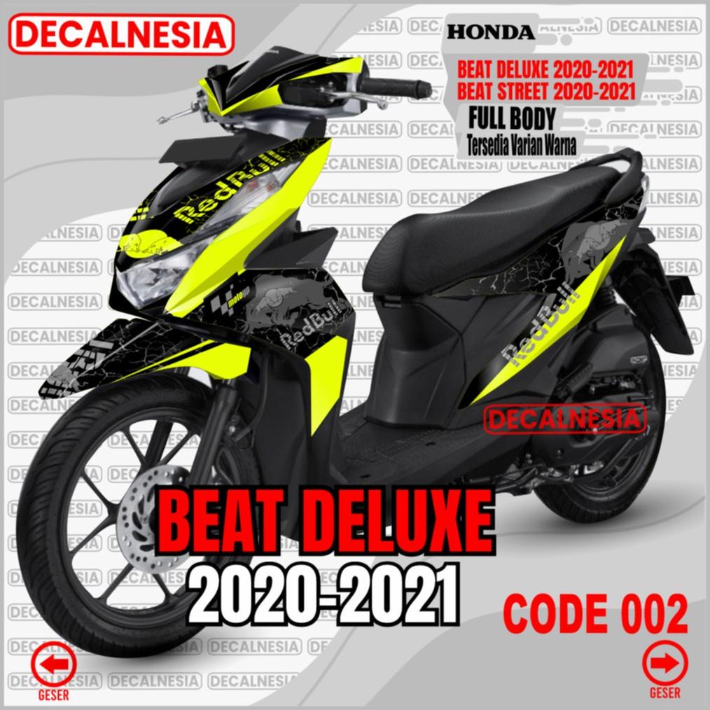 Decalnesia Decal Beat Deluxe 2021 2022 2023 Street New Full Body Stiker Motor Honda 2020 Sticker Modif Dekal Variasi Aksesoris C002