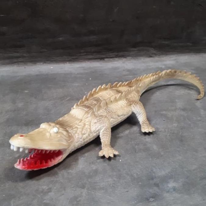 MAINAN BUAYA KARET PENCET