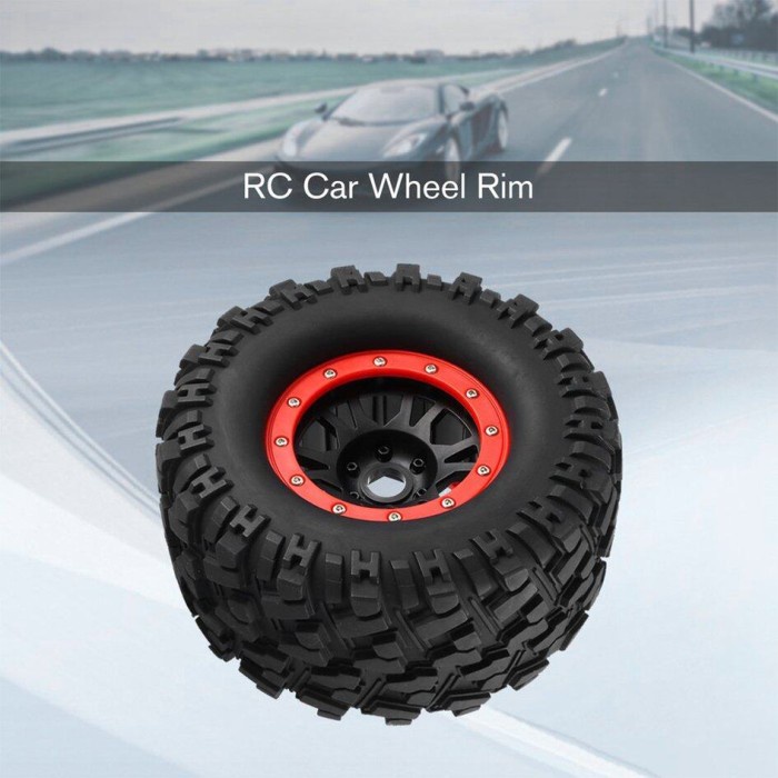 DISKON SPESIAL 2 BUAH BAN PELEK RODA UNTUK TRUK MONSTER TRUGGY 1 8 SUKU CADANG RC HEX TERMURAH