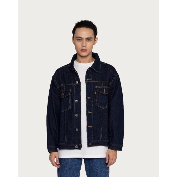 Outerwear Unisex Erigo Denim Jacket Basic Chuba Raw Denim