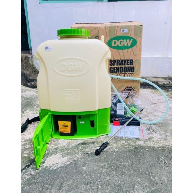 alat Sprayer gendong elektrik Semprot Hama Sawah DGW isi 16 liter