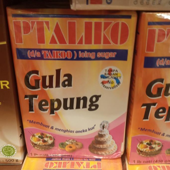 

{{{{}}] PTALIKO ICING SUGAR TAIKO GULA TEPUNG 450 gr gula halus
