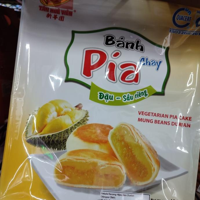 

Ready...Ready...Ready...] TAN HUE VIEN PIA VEGETARIAN PIA CAKE DURIAN MUNG BEAN 480 gr kacang
