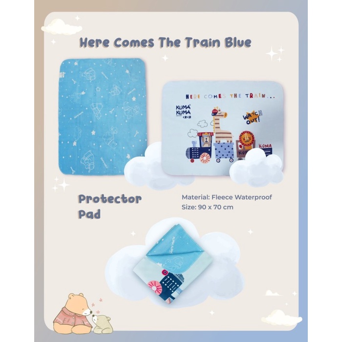 Kuma Kuma Protector Pad - Perlak Bayi Waterproof