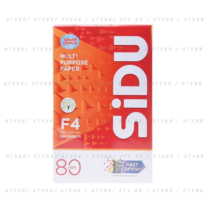 

Kertas HVS F4 80 gsm - Sidu HOT PROMO