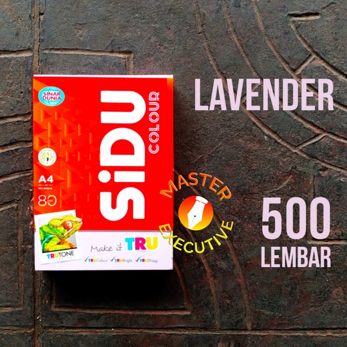 

Sinar Dunia SiDu Color Kertas A4 80 gsm Warna Lavender - 500 Lembar SALE