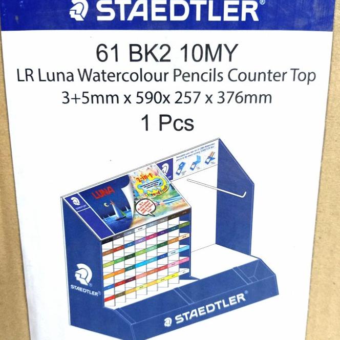 

Staedtler Luna Watercolour Pencils Countertop NEW / Rak Pensil Warna