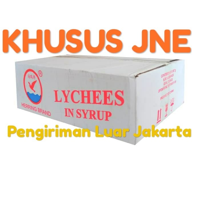 

Bettifer Leci Kaleng / Lychee Kaleng / Lychees Merk Herring Brand 1 Lusin