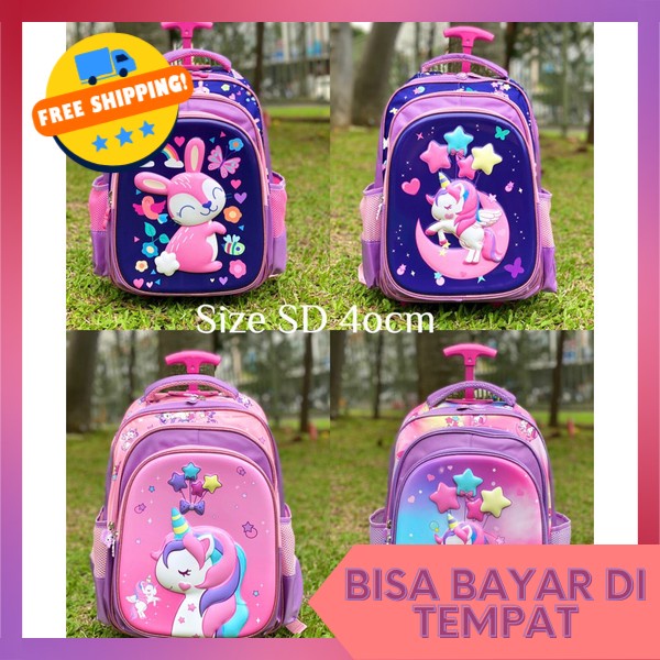 Tas Punggung Ransel Trolly Tk Sdts Sekolah Anak Perempuan Lucu Smiggle Bag Child Smuggle Terbaru  Ts