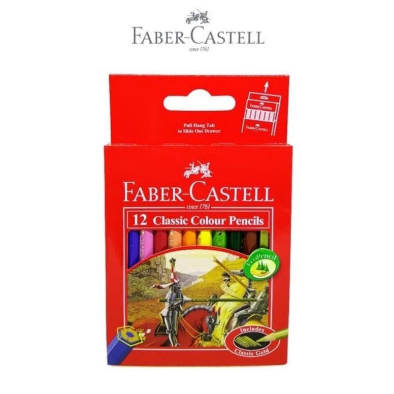 

88 Pensil 12 Warna Pendek Faber Castell 115851 Classic Colour Pencils 9489