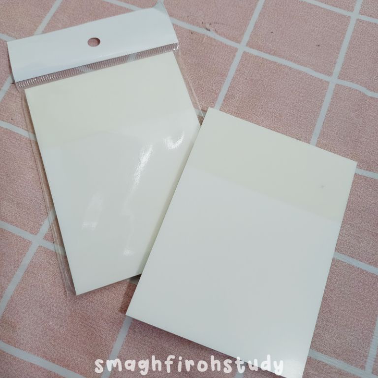 

➽ Sticky Notes Transparan 50 Lembar Tahan Air Untuk Kantor Sekolah / Transparent Sticky Notes 60