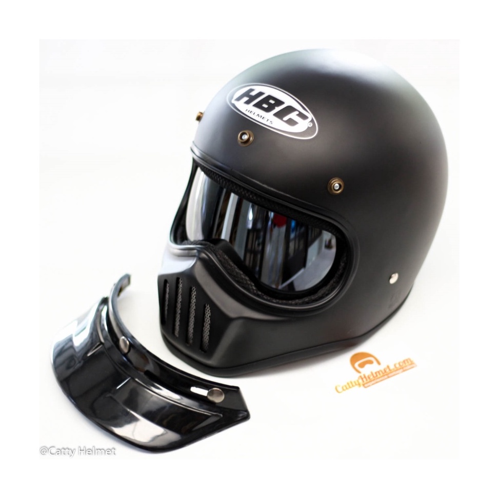Langsung Kirim.. Cakil HBC Inner Visor - Retro Full Face Helmet