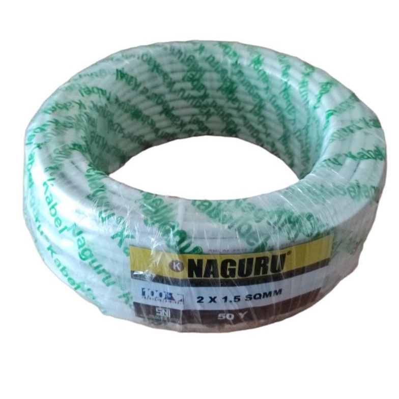 79 Kabel NAGURU NYM 2x1.5 Kabel Listrik NAGURU NYM NAGURU 2x1.5 - 50YARD PER ROLL ➽Terkini