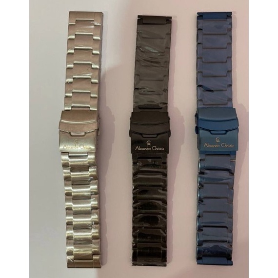 Top Sale.. Rantai Jam Tangan Alexandre Christie 9205 AC 9205 Original Asli Stainless Rantai Jam AC 6