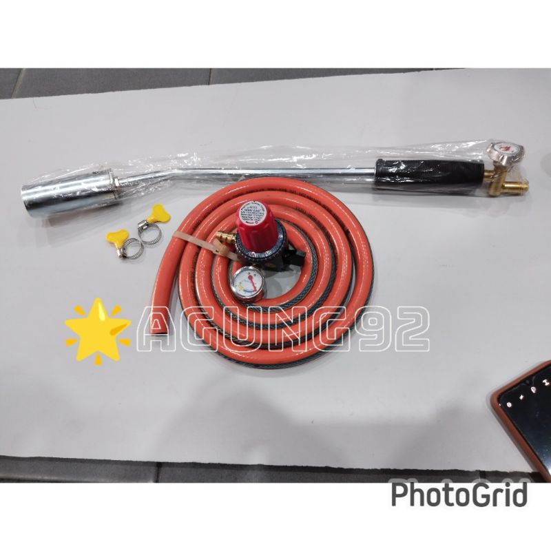 KOMPOR TEMBAK KOMPLIT REGULATOR HP + METER WINNGAS